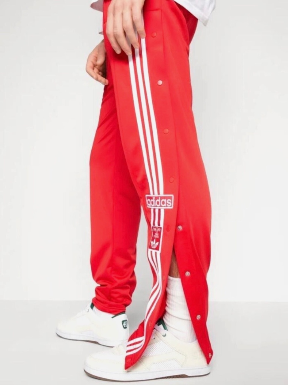 NWOT Men’s Adidas Adibreak Red Tear Away Pants- Large